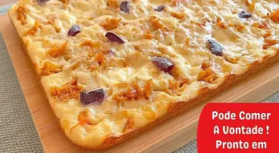 Lanche low carb e nutritivo: parece pizza e você não vai querer parar de comer 1 lanche low carb