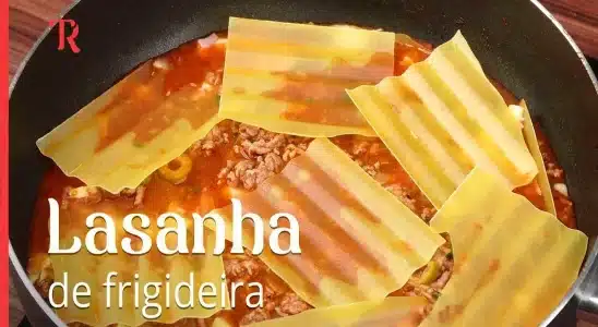 Precisa fazer almoço e está sem tempo? Essa lasanha de frigideira fica pronta rapidinho 2 lasanha de frigideira
