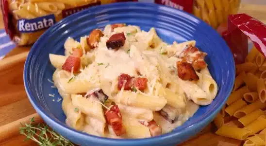 Macarrão com creme de queijo: segredo de chef de cozinha para o seu almoço 1 macarrão com creme de queijo