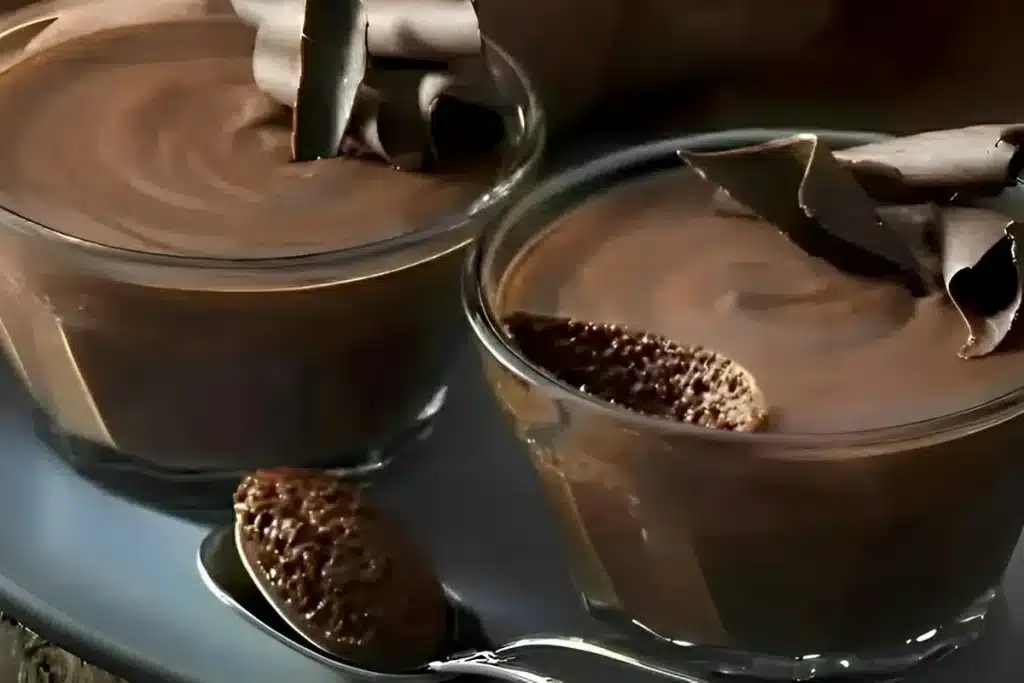 mousse de chocolate