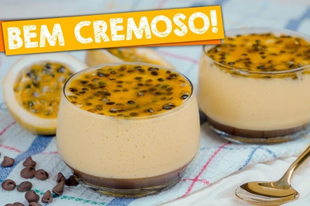 mousse de maracujá