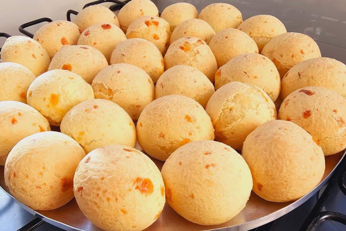 pão de queijo com polvilho azedo