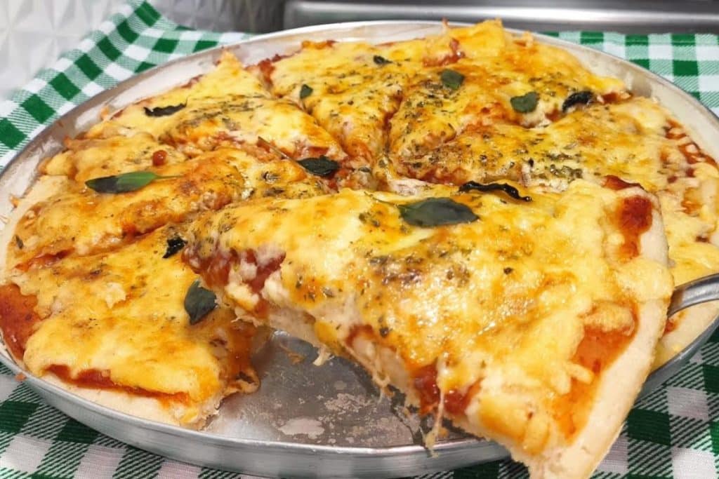 pizza de massa líquida