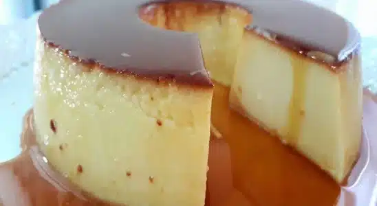 Pudim sem leite condensado: bem cremosão e na consistência certa que não fica muito doce 4 pudim sem leite condensado