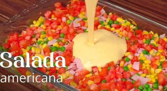 salada americana refrescante