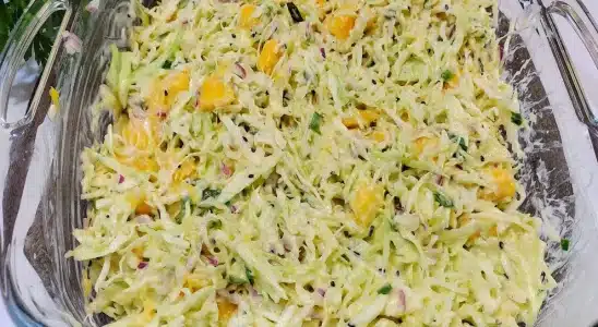 salada de repolho cremosa