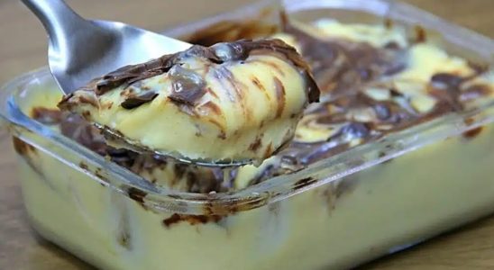 sobremesa com 2 ingredientes