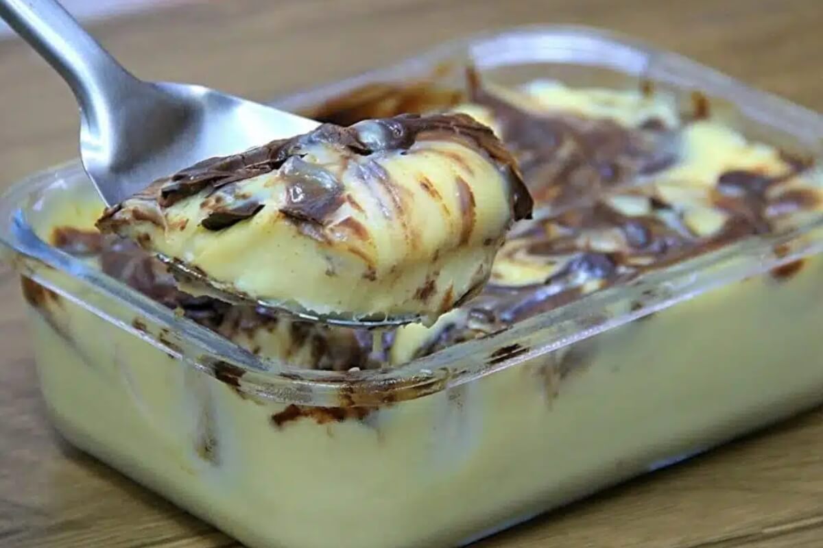 sobremesa com 2 ingredientes