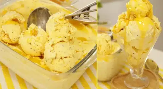 Sorvete caseiro com frutas amarelas: você vai se surpreender com os ingredientes dessa delícia 2 sorvete caseiro