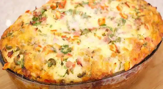 Torta salgada de pão amanhecido para substituir a pizza e fica uma delícia 3 torta salgada com pão amanhecido