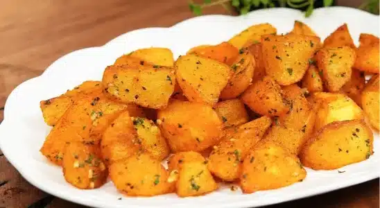 Como fazer batata assada crocante que fica mais gostosa que batata frita 4 batata assada crocante