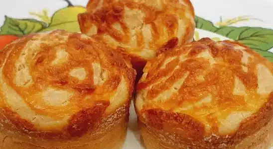 Bolinho sem trigo: ele é baixo em carboidratos ótimo para substituir o pãozinho francês 2 bolinho sem trigo