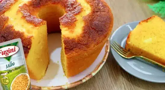 Bolo de milho fofinho com milho do mercado e super fácil de preparar 3 bolo de milho fofinho