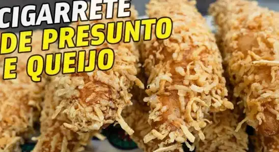 Cigarrete de presunto e queijo: lanchinho delicioso para você aproveitar em família 3 cigarrete de presunto e queijo