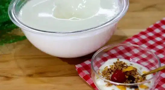 Iogurte natural super cremosão e só precisa de 2 ingredientes 1 iogurte natural