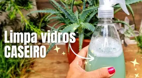 Limpa vidros caseiro: essa misturinha é uma beleza na hora de tirar manchas 1 limpa vidros caseiro