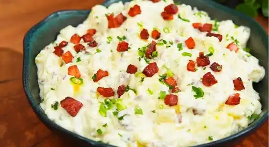 Maionese de batata que vai virar seu acompanhamento preferido no jantar 3 maionese de batata