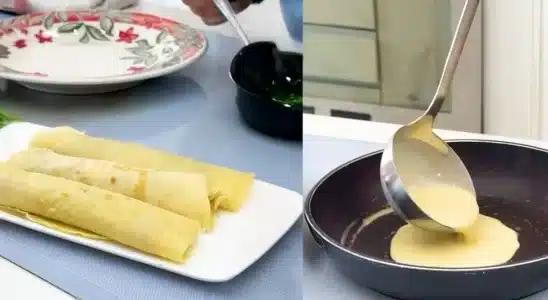 Massa de panqueca doce para você inovar na hora de servir seu lanche da tarde 3 massa de panqueca doce