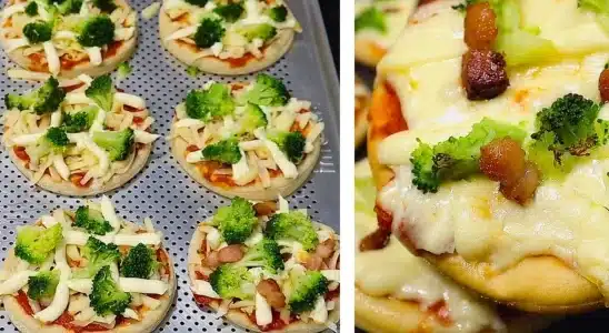 Receita de massa de mini pizza: com esse recheio você nunca comeu e vai adorar 3 mini pizza