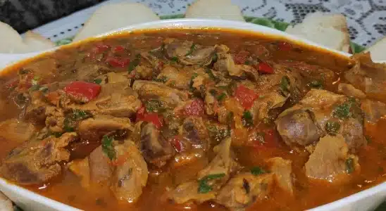 Essa é a receita da minha mãe de moela ao molho na panela de pressão que fica uma maravilha 4 moela ao molho