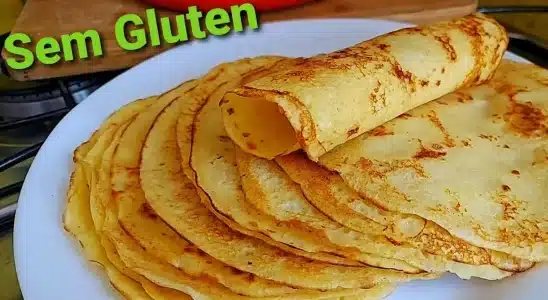 Como fazer massa de panqueca sem farinha para o seu almoço ou lanche 1 panqueca sem farinha