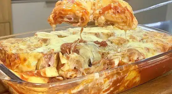 Encontrei a melhor receita de rondelli de presunto e queijo que existe 2 rondelli de presunto e queijo