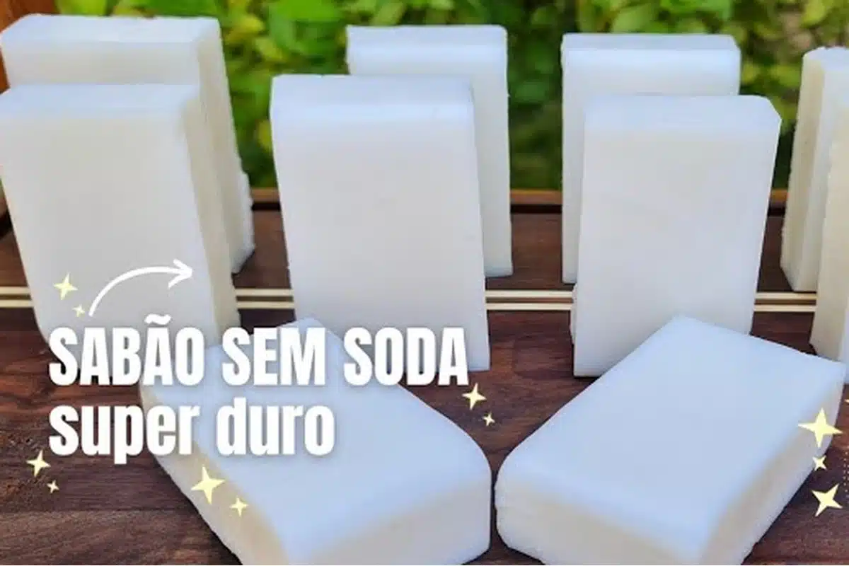 sabão caseiro sem soda