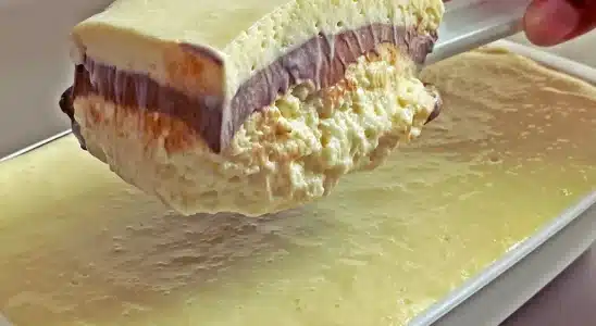 Sobremesa marido gelado muito cremosa: só vai 4 ingredientes simples 4 sobremesa marido gelado