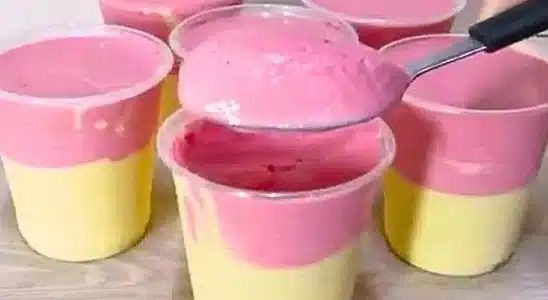 Sobremesa sem leite condensado de dois sabores: a mais simples e gostosa da semana 2 sobremesa sem leite condensado