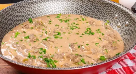 Strogonoff de carne de restaurante: esse segredinho ninguém te contou 3 strogonoff de carne