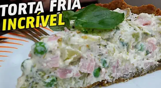 Torta fria cremosa e diferente de todas que você já comeu: impossível comer um pedaço só 3 torta fria