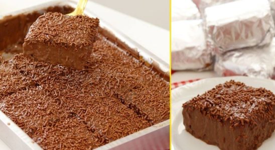 Bolo de chocolate gelado: enrolado no papel alumínio e fica irresistível 3 bolo de chocolate gelado