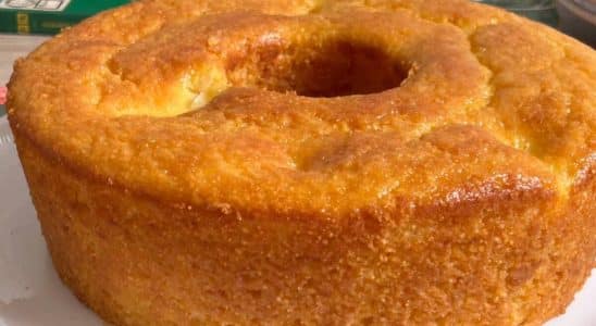 bolo de milho requeijão