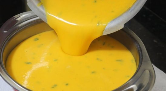 Caldo de batata com cenoura: ótimo para os dias mais friozinhos que estão chegando por aí 1 caldo de batata