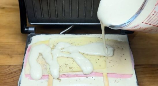 Crepe na sanduicheira para você inovar hoje no seu lanche da tarde 1 crepe na sanduicheira