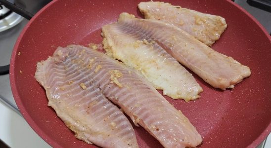 filé de peixe cremoso