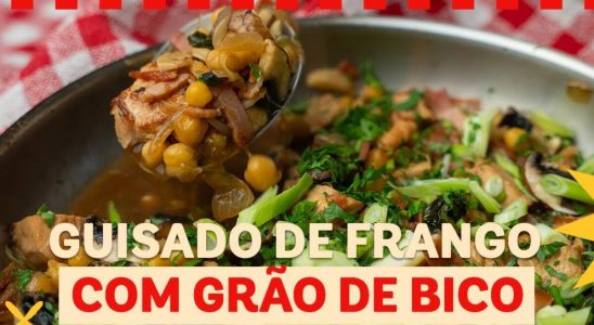 Frango com grão de bico: tão simples mas parece prato de restaurante chique 4 frango com grão de bico