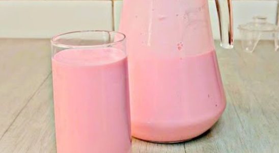 iogurte caseiro de morango