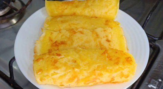 Lanche de fubá na frigideira: ótimo para subsitituir o pãozinho francês no café 1 lanche de fubá na frigideira