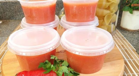 molho de tomate caseiro