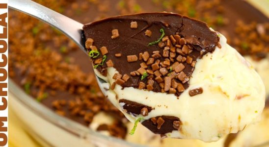 Mousse de limão refrescante e aerado: com casquinha crocante por cima 2 mousse de limão
