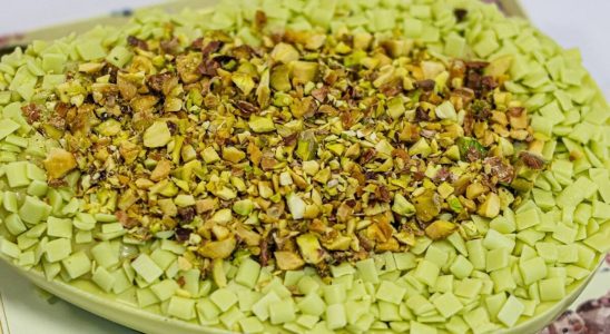 ovo de páscoa de pistache