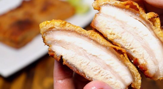Como fazer panceta pururucada no forno e sem usar óleo 3 panceta pururucada