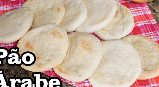Pão árabe caseiro para você inovar na hora de servir suas refeições 1 pão árabe caseiro