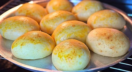 Pão de batata doce que não precisa sovar a massa e é sem farinha de trigo 3 pão de batata doce