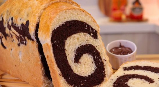 Pão mesclado de chocolate: ótima novidade para você servir na hora do café 1 Pão mesclado de chocolate