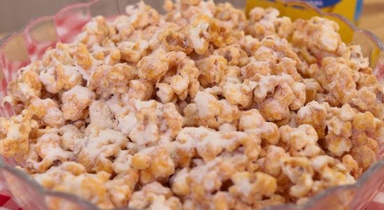 Pipoca de leite ninho: fica bem crocante e sequinha 1 pipoca de leite ninho