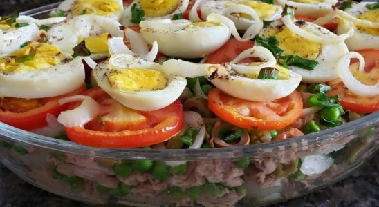 Receita completa de atum ao forno e ótima sugestão para seu almoço de páscoa 4 salada de atum
