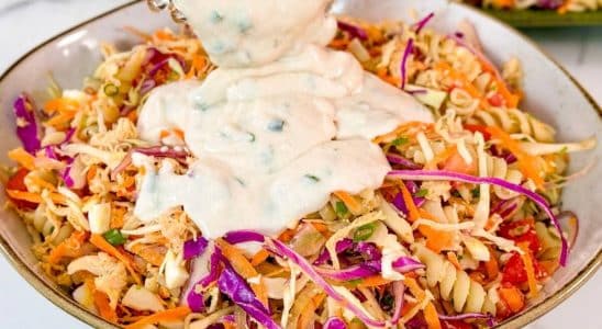 salada de repolho cremosa