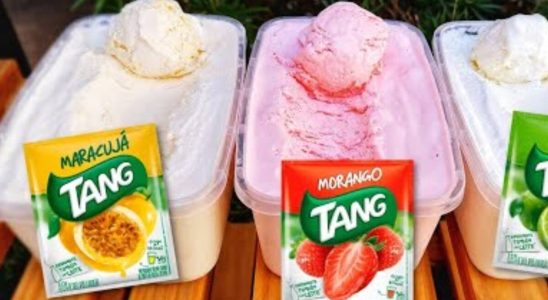 Sorvete caseiro com tang: escolha o sabor que você mais gosta e se delicie nesse calorão 3 sorvete caseiro com tang